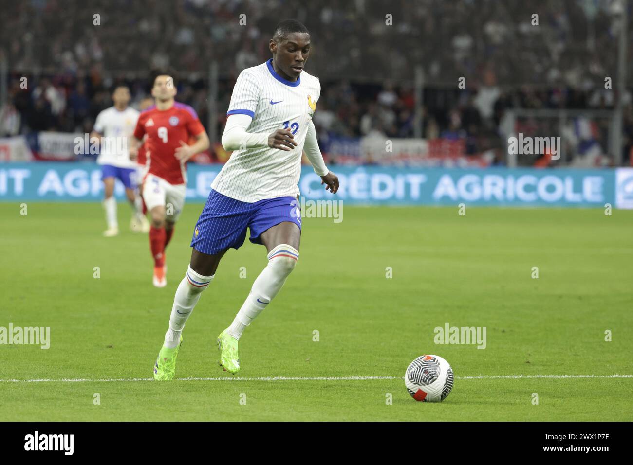 Randal Kolo Muani of France during the International Friendly football match between France and Chile on March 26, 2024 at Stade Velodrome in Marseille, France Stock Photo