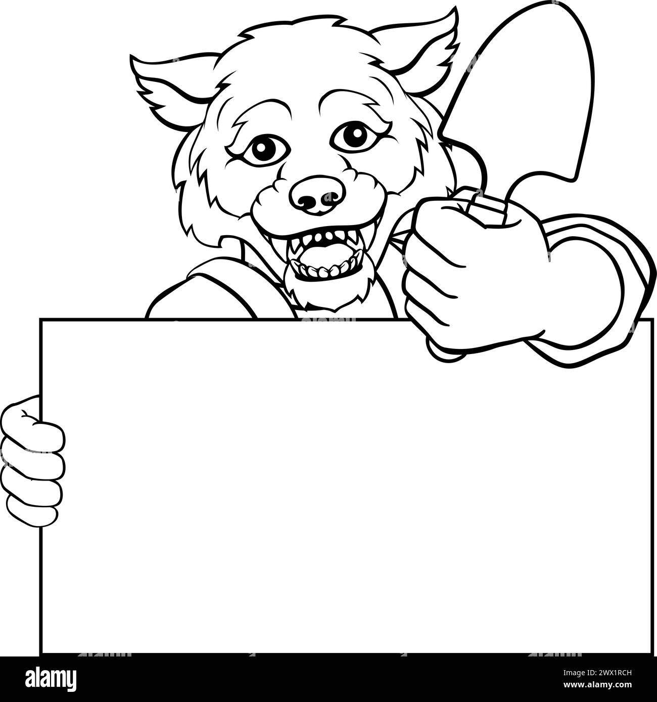 big bad wolf coloring page