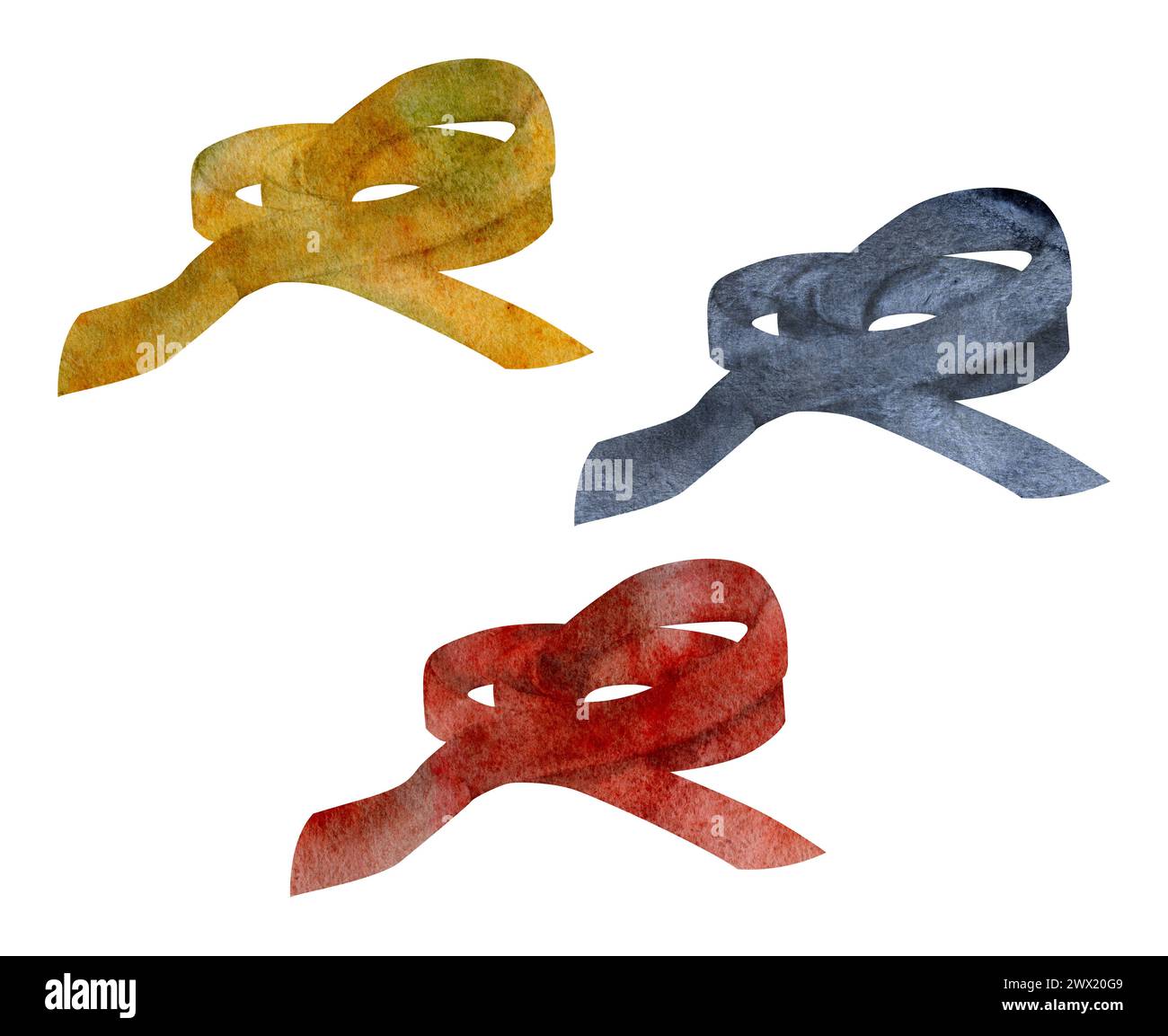 Hand drawn watercolor illustration sewing craft embroidery supplies