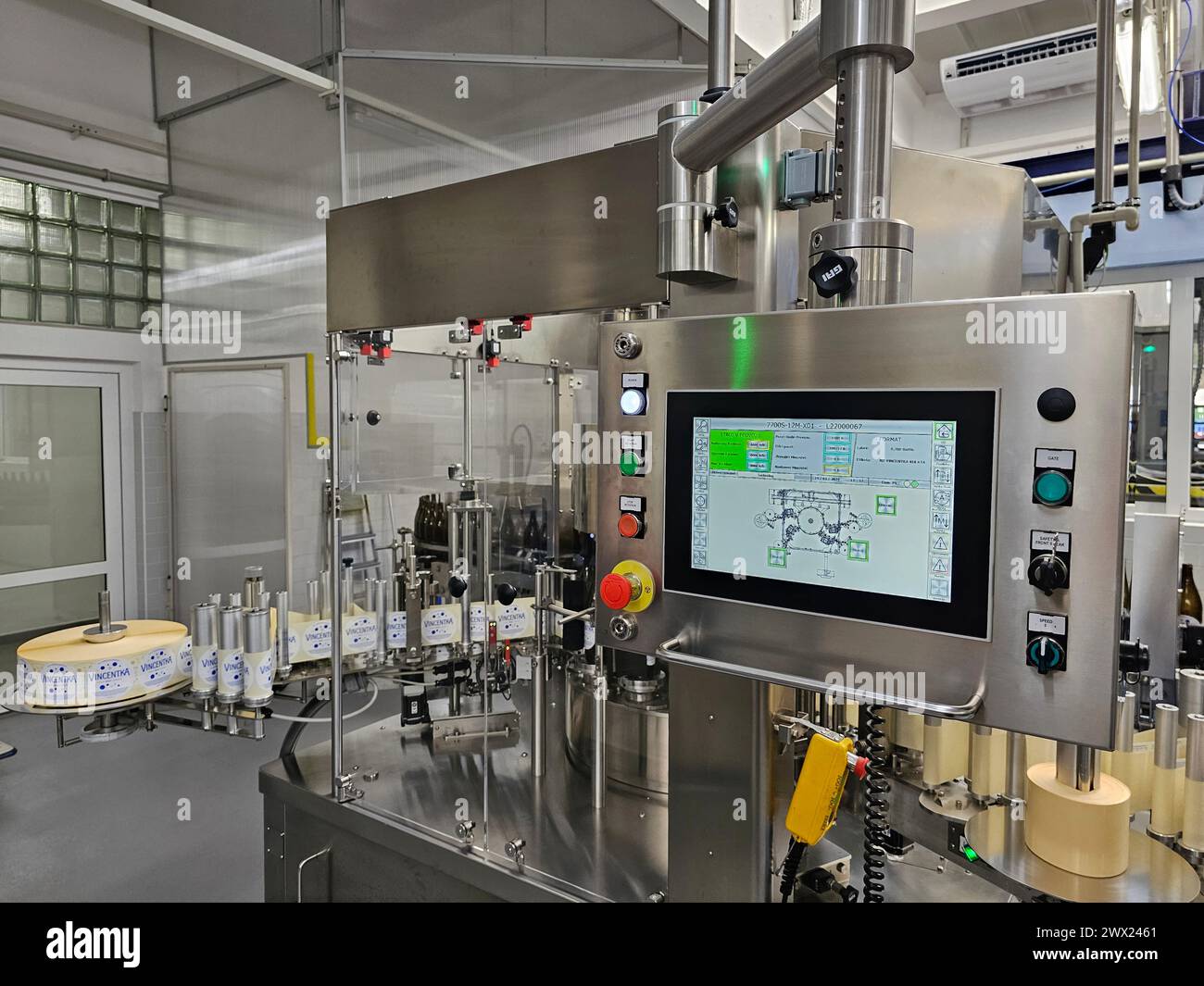 Filling Line of Vincentka mineral water in Luhacovice, Zlin Region