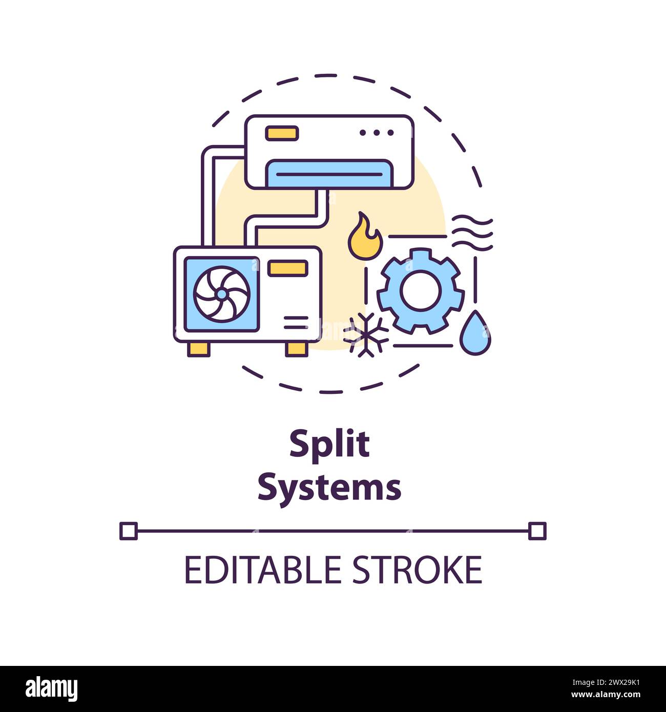 Zoning unit stock vector images alamy