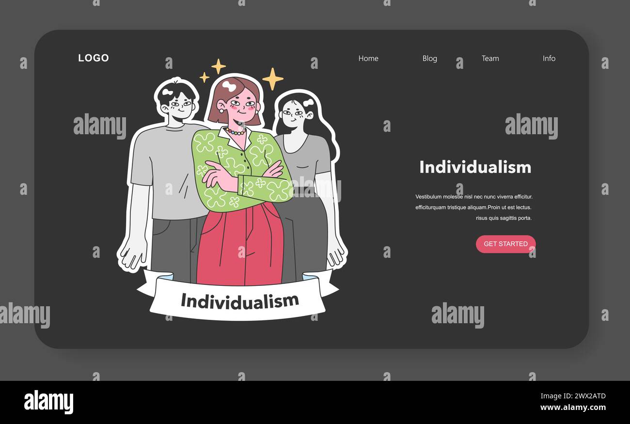 Celebration of individualism with a diverse group upholding their ...