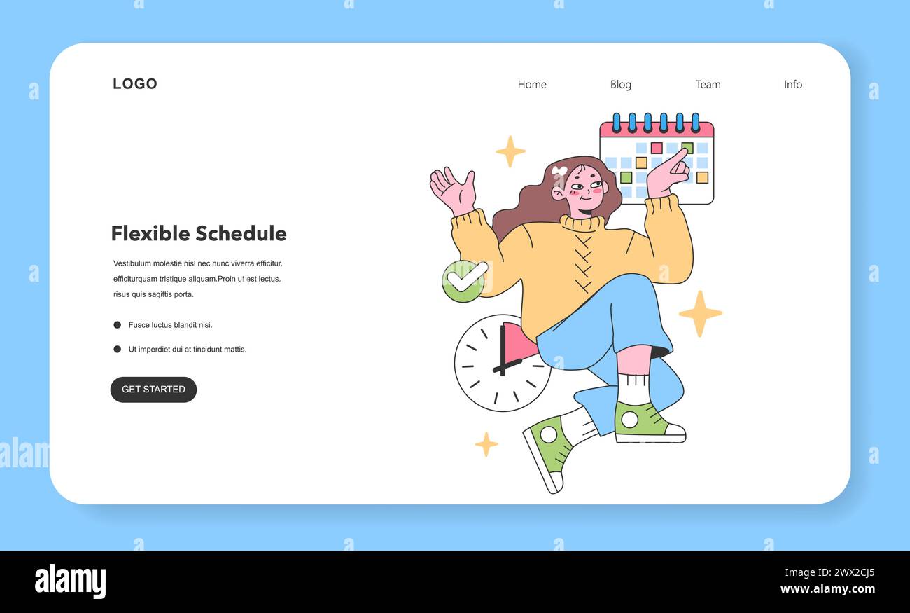Flexible Schedule Set Professionals Enjoying Varied Work Routines Flexible Schedule Set Professionals Enjoying Varied Work Routines