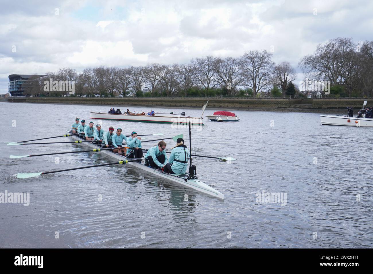 London, UK 27 March March 2024 . The Cambridge university women's ...