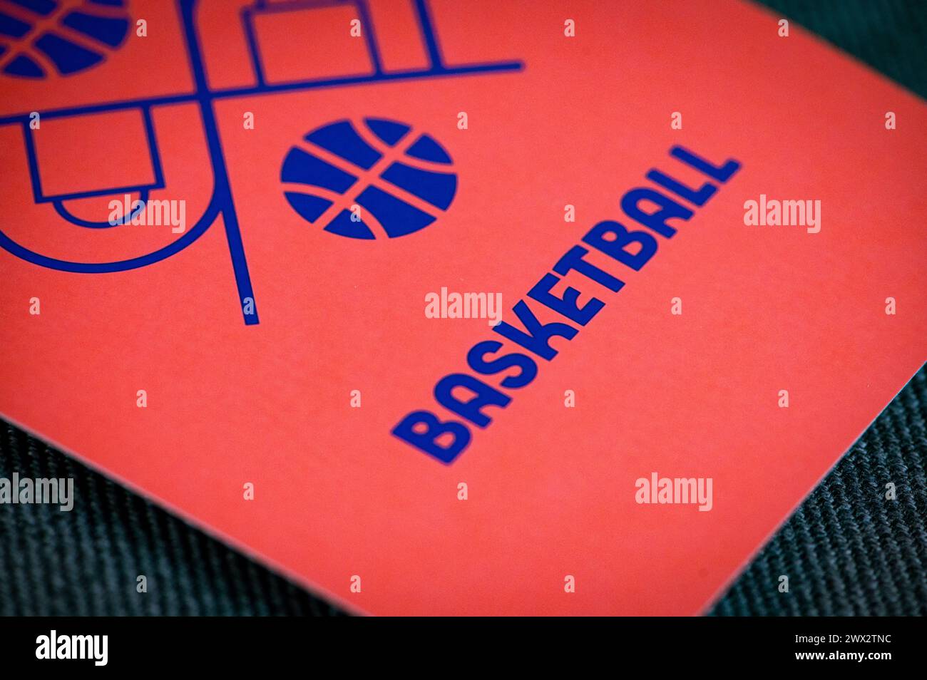 Basketball pictogram for paris 2024 summer olympics. Official icon of