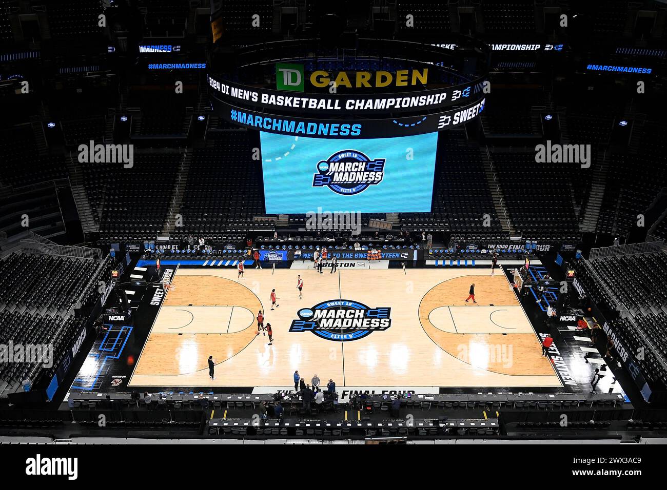 March 27, 2025, Boston, Mass A general overview of TD Garden prior to