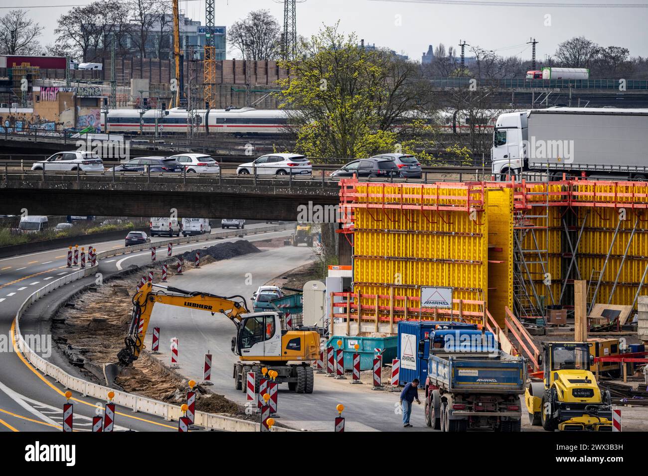Duisburg-Kaiserberg interchange, complete reconstruction and new ...