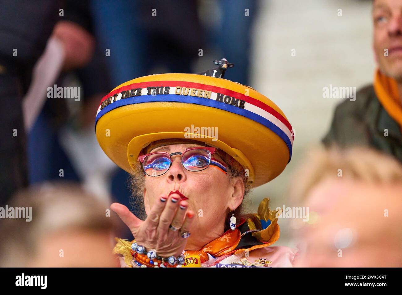 NL fans in the friendly match GERMANY  - NETHERLANDS 2-1 DEUTSCHLAND - NIEDERLANDE 2-1 in preparation for European Championships 2024  on Mar 26, 2024  in Frankfurt, Germany.  © Peter Schatz / Alamy Live News Stock Photo