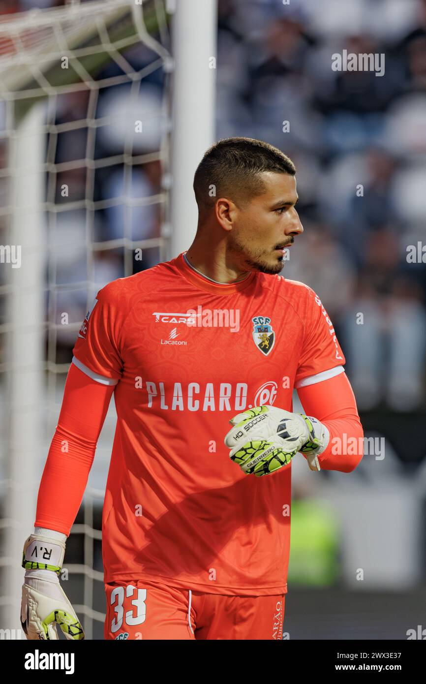 Ricardo Velho during Liga Portugal game between SC Farense and Rio Ave FC, Estadio de Sao Luis, Faro, Portugal. (Maciej Rogowski) Stock Photo