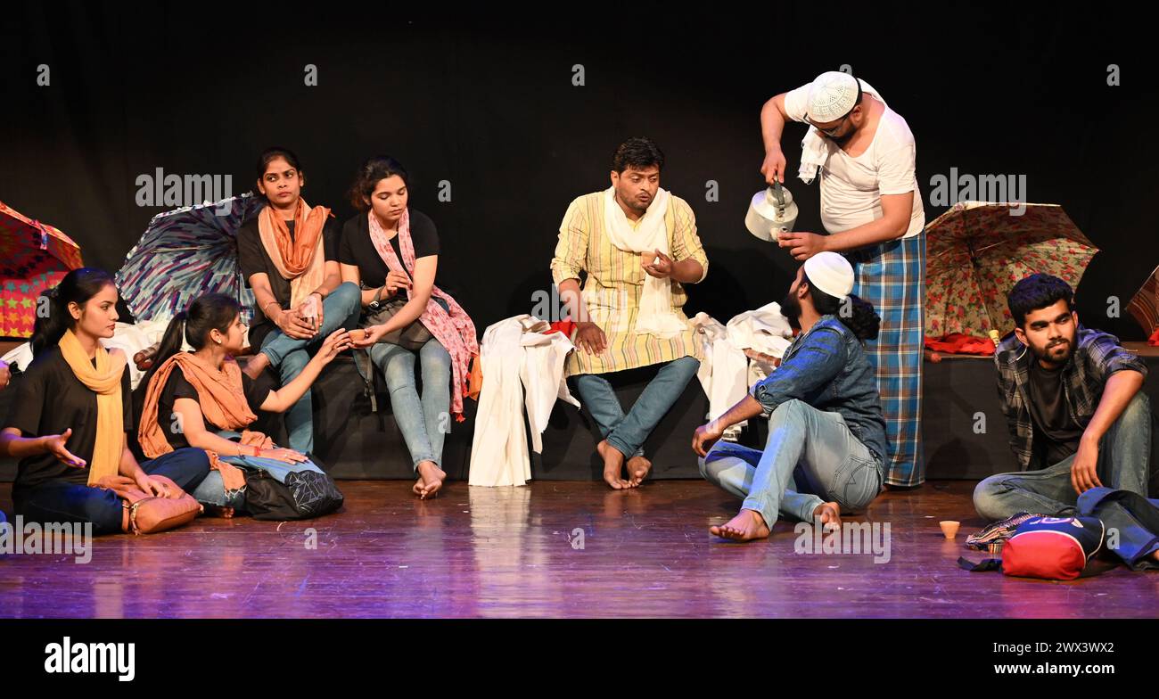 India. 27th Mar, 2024. NEW DELHI, INDIA - MARCH 27: Artists performing ...