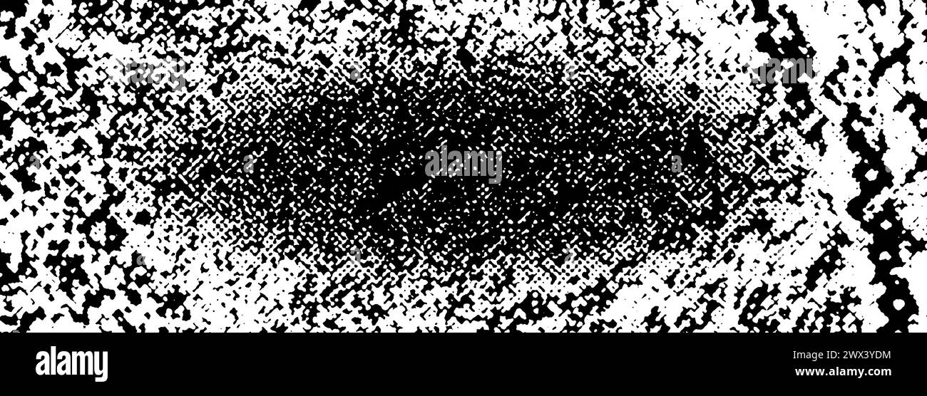 An abstract black and white halftone grunge texture background image ...