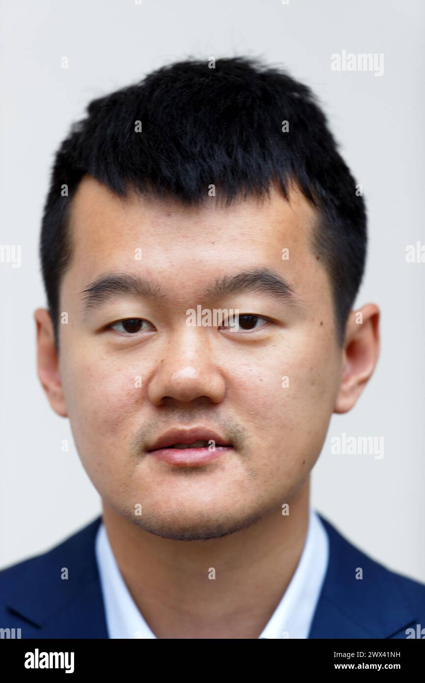Ding Liren, CHN, chess world champion at the Grenke Chess Classic and