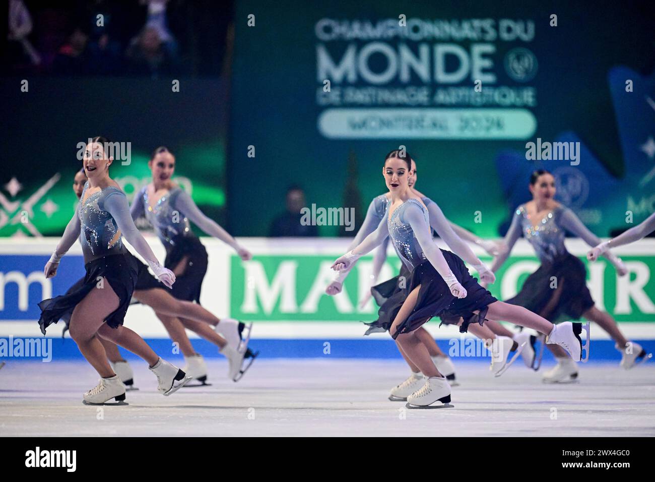 Les Supremes (CAN), during Exhibition Gala, at the ISU World Figure Skating Championships 2024