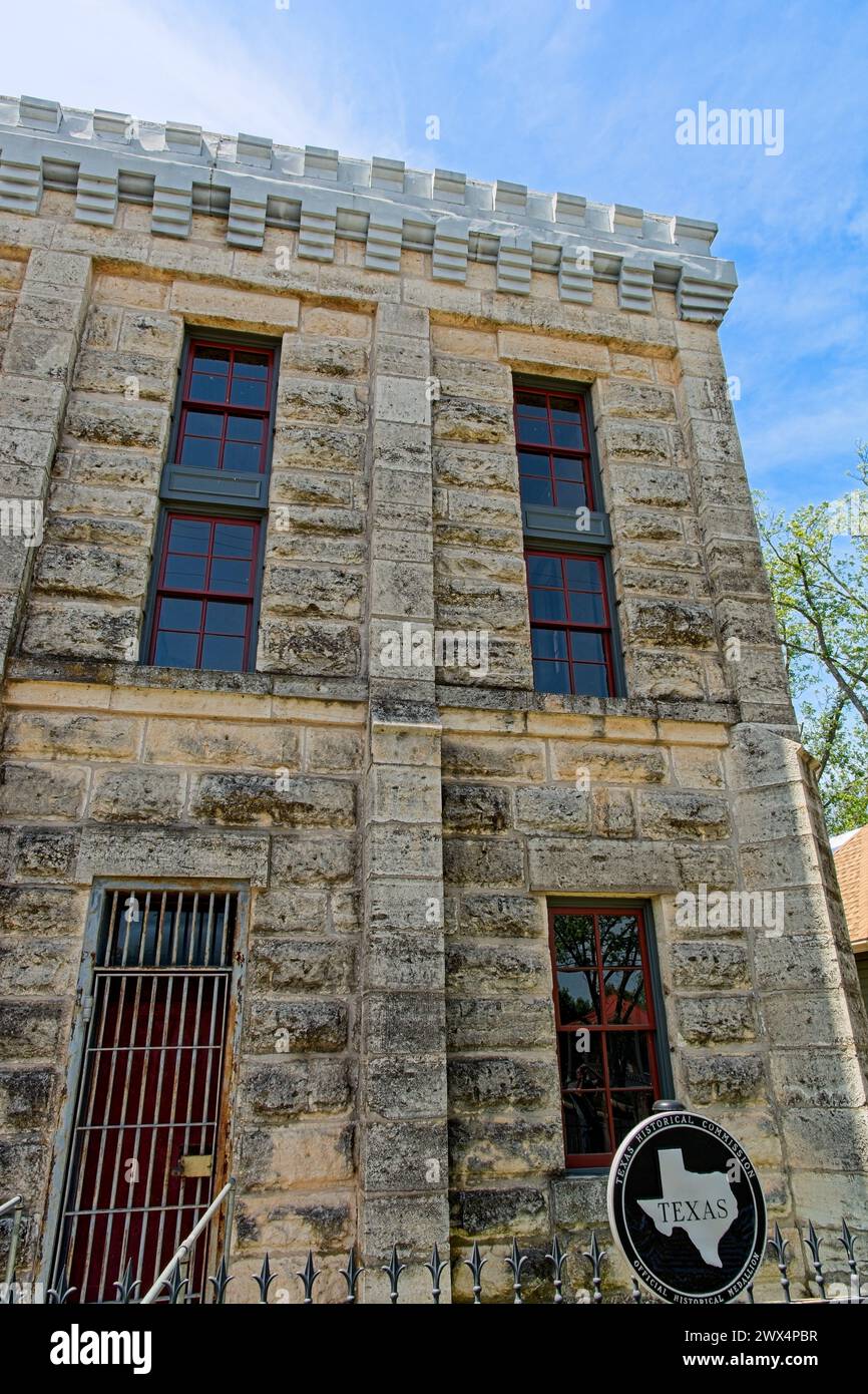 1865 Gillespie County Jail in Fredericksburg Texas — April 2023 Stock Photo