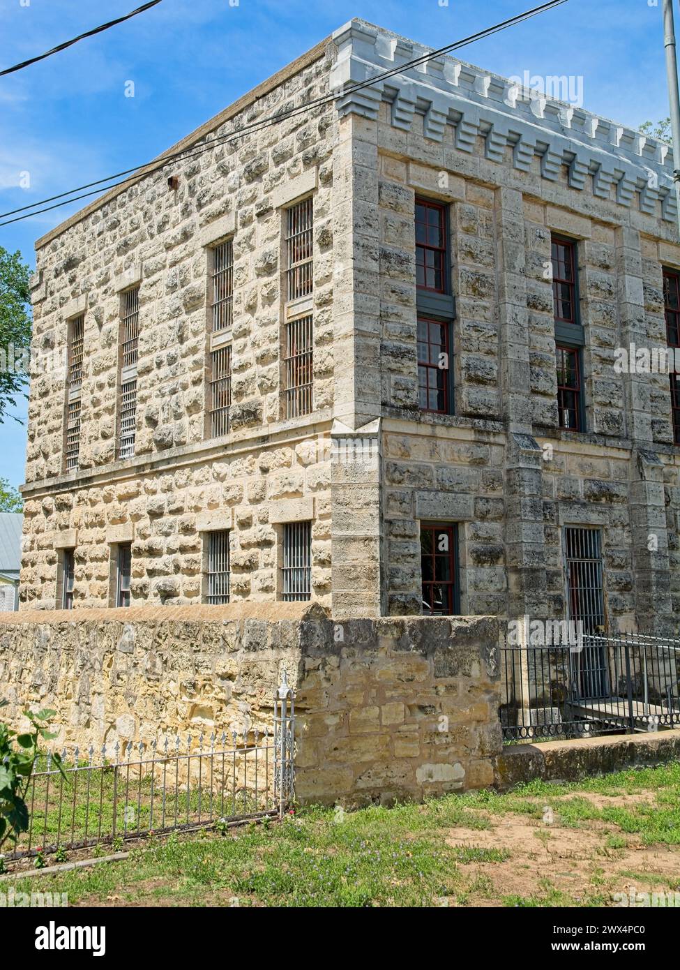 1865 Gillespie County Jail in Fredericksburg Texas — April 2023 Stock Photo