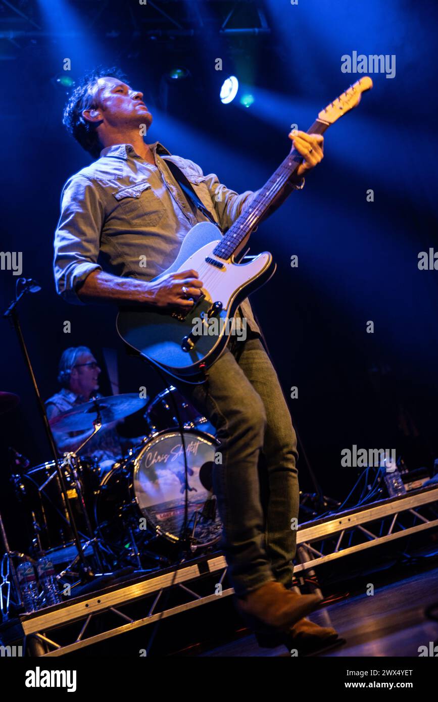London, United Kingdom. 27th March 2024. Foo Fighters guitarist Chris
