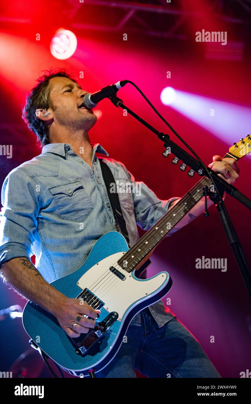 London, United Kingdom. 27th March 2024. Foo Fighters guitarist Chris