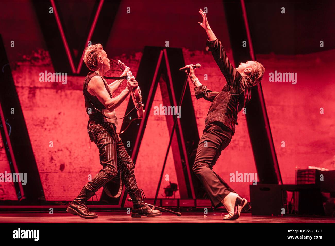 Italy 23 March 2024 Depeche Mode live at Inalpi Arena in Turin First date in Italy of Memento
