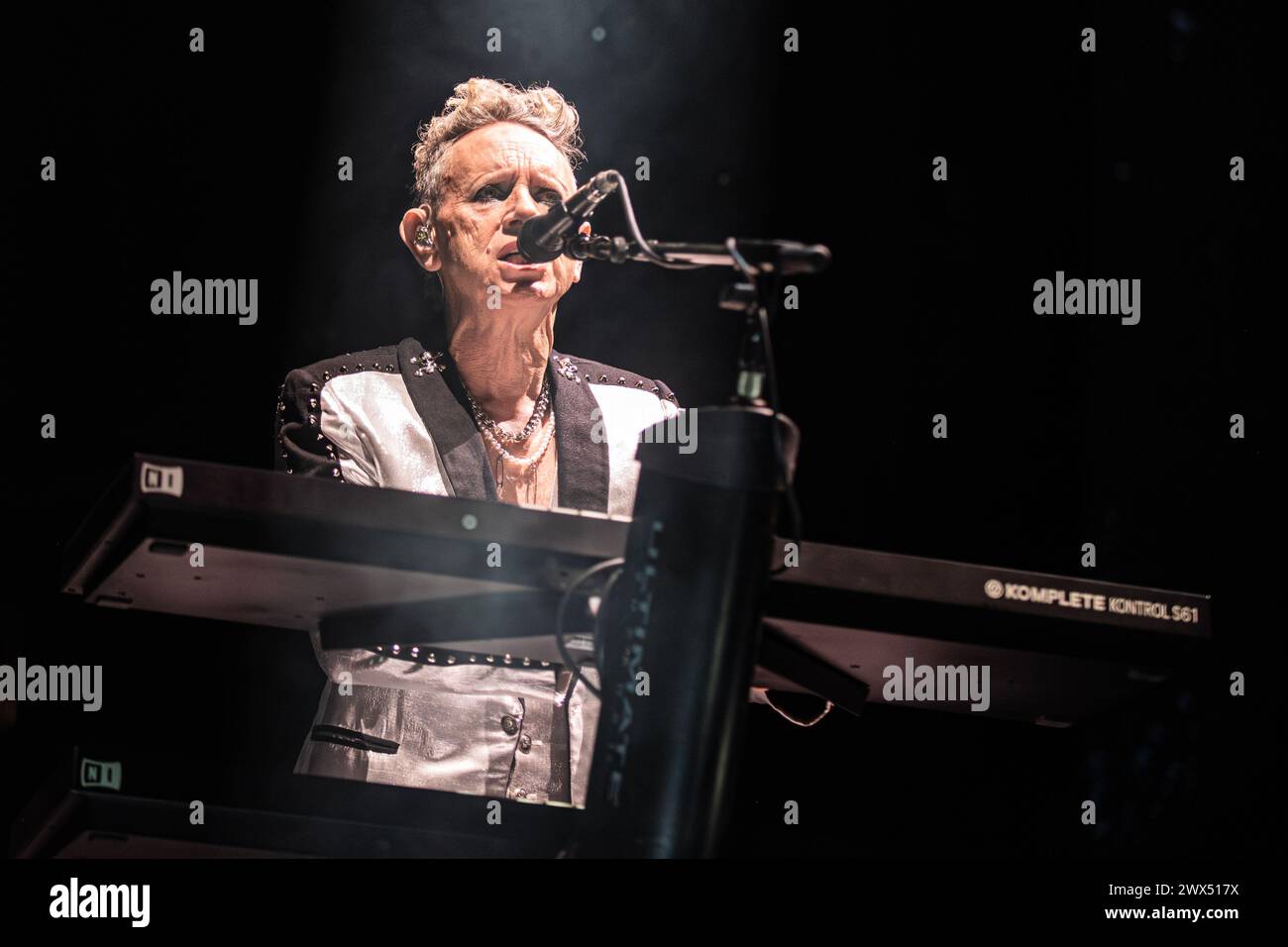 Italy 23 March 2024 Depeche Mode live at Inalpi Arena in Turin - First date in Italy of Memento Mori tour 2024 © Luca Moschini Stock Photo