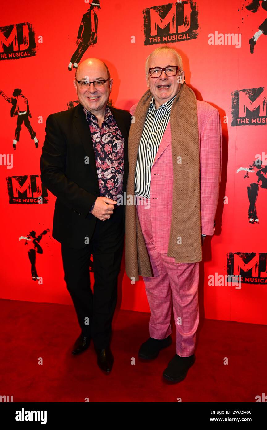 London, UK. 27th Mar, 2024. Christopher Biggins attends the Opening night of the UK production of Broadway - MJ The Musical at Prince Edward Theatre. Credit: See Li/Picture Capital/Alamy Live News Stock Photo