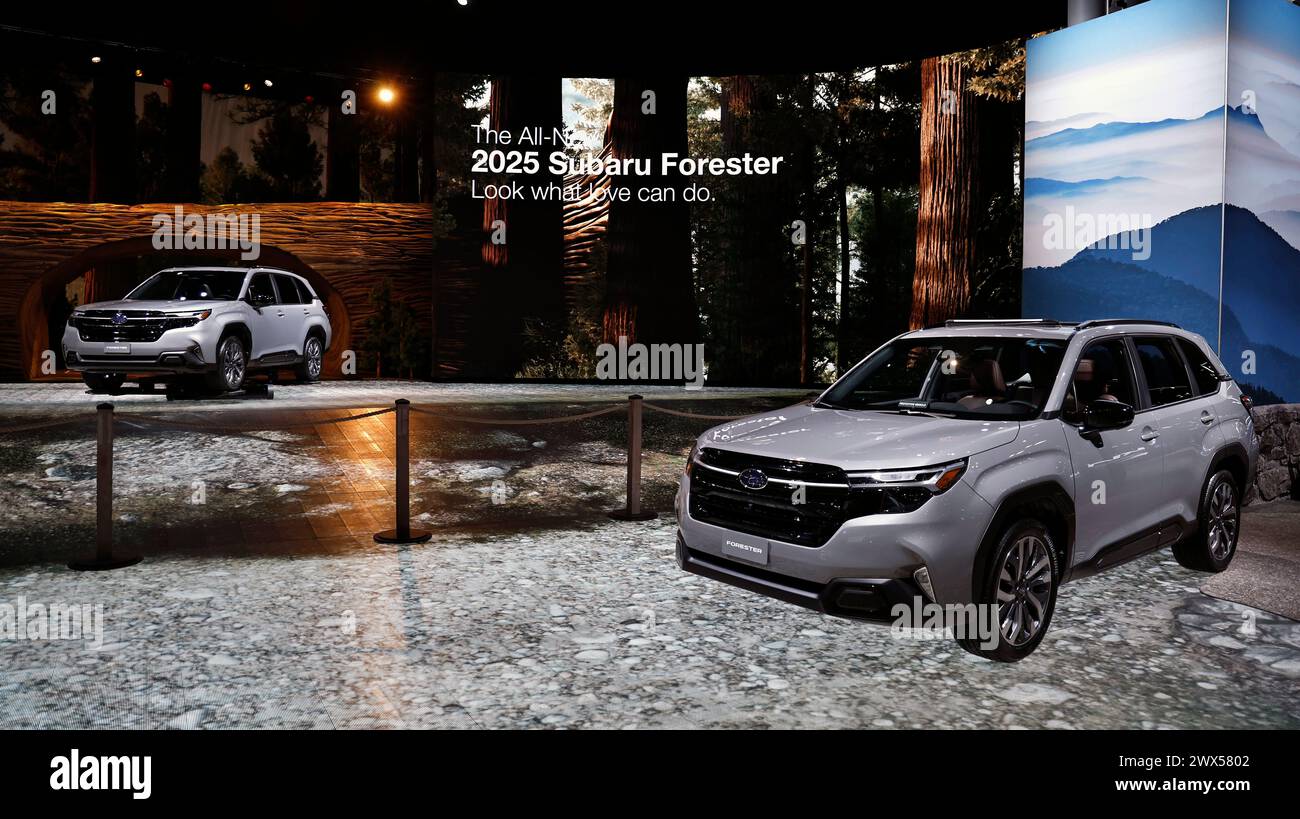 2025 Subaru Forester during press day at the New York International