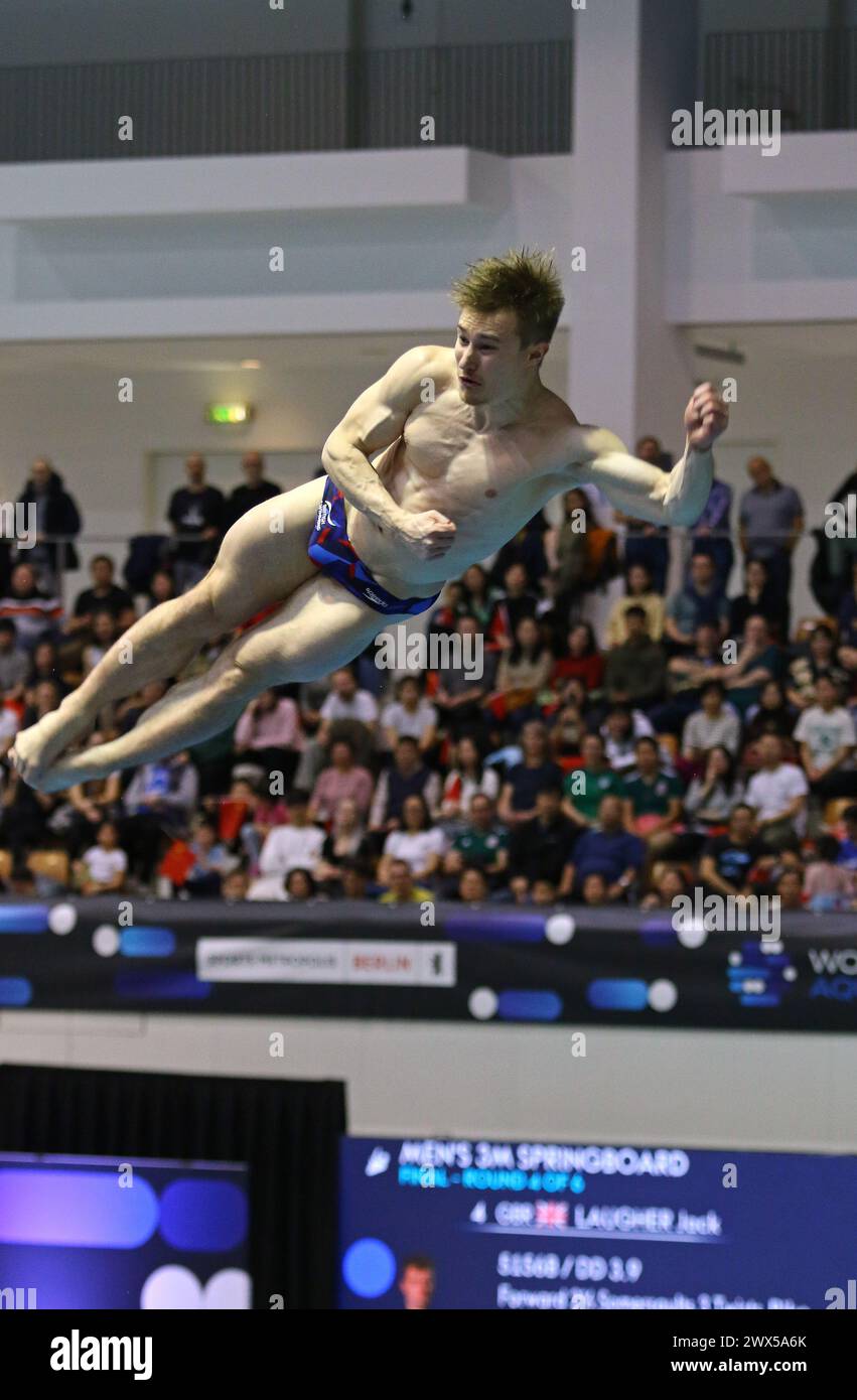 Berlin, Germany March 24, 2024 Jack LAUGHER of Great Britain