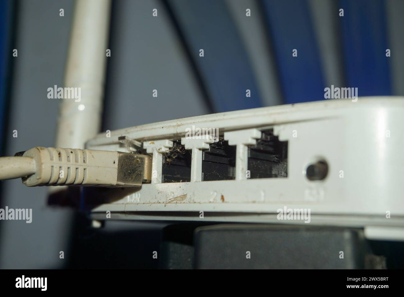 Someone stuck the plug in the socket. someone plugged the phone charger into a wall outlet. High