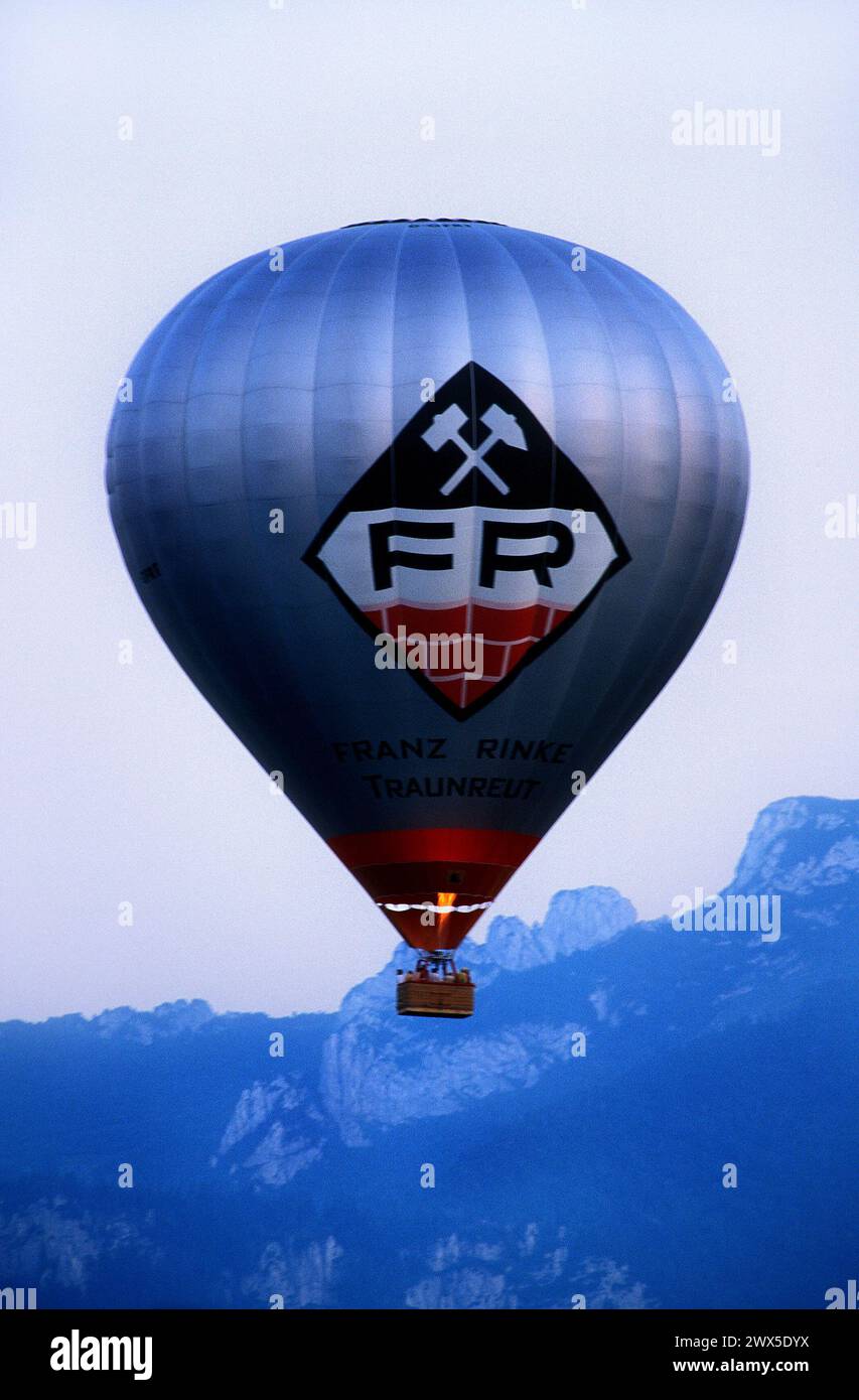 Hot air balloon, Bavaria, Germany Stock Photo - Alamy