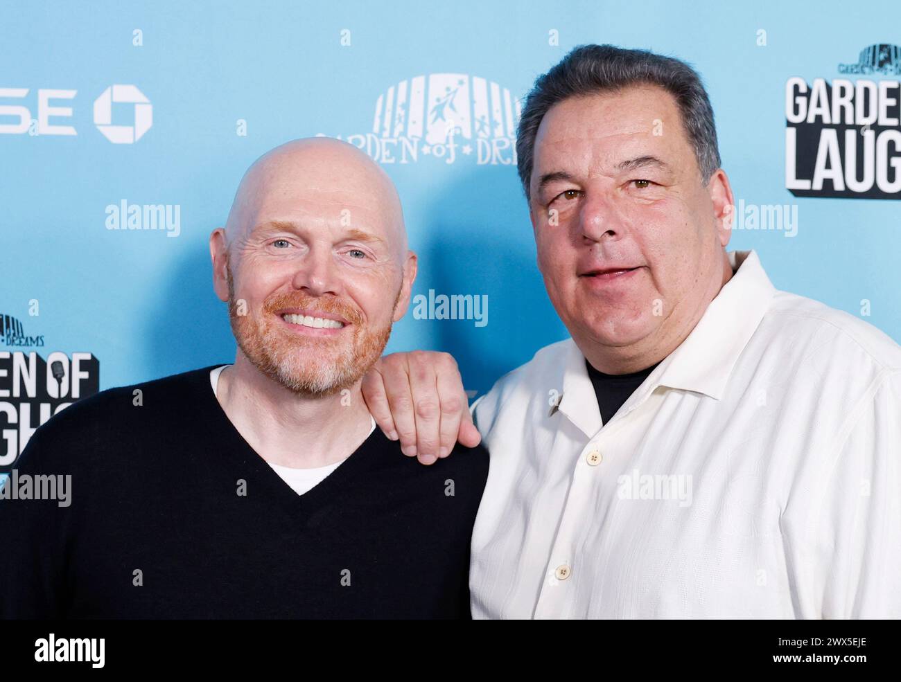 New York, United States. 27th Mar, 2024. Bill Burr and Steve Schirripa arrive on the red carpet at the 2024 Garden Of Laughs Comedy Benefit at Madison Square Garden in New York City on Wednesday, March 27, 2024. Photo by John Angelillo/UPI Credit: UPI/Alamy Live News Stock Photo