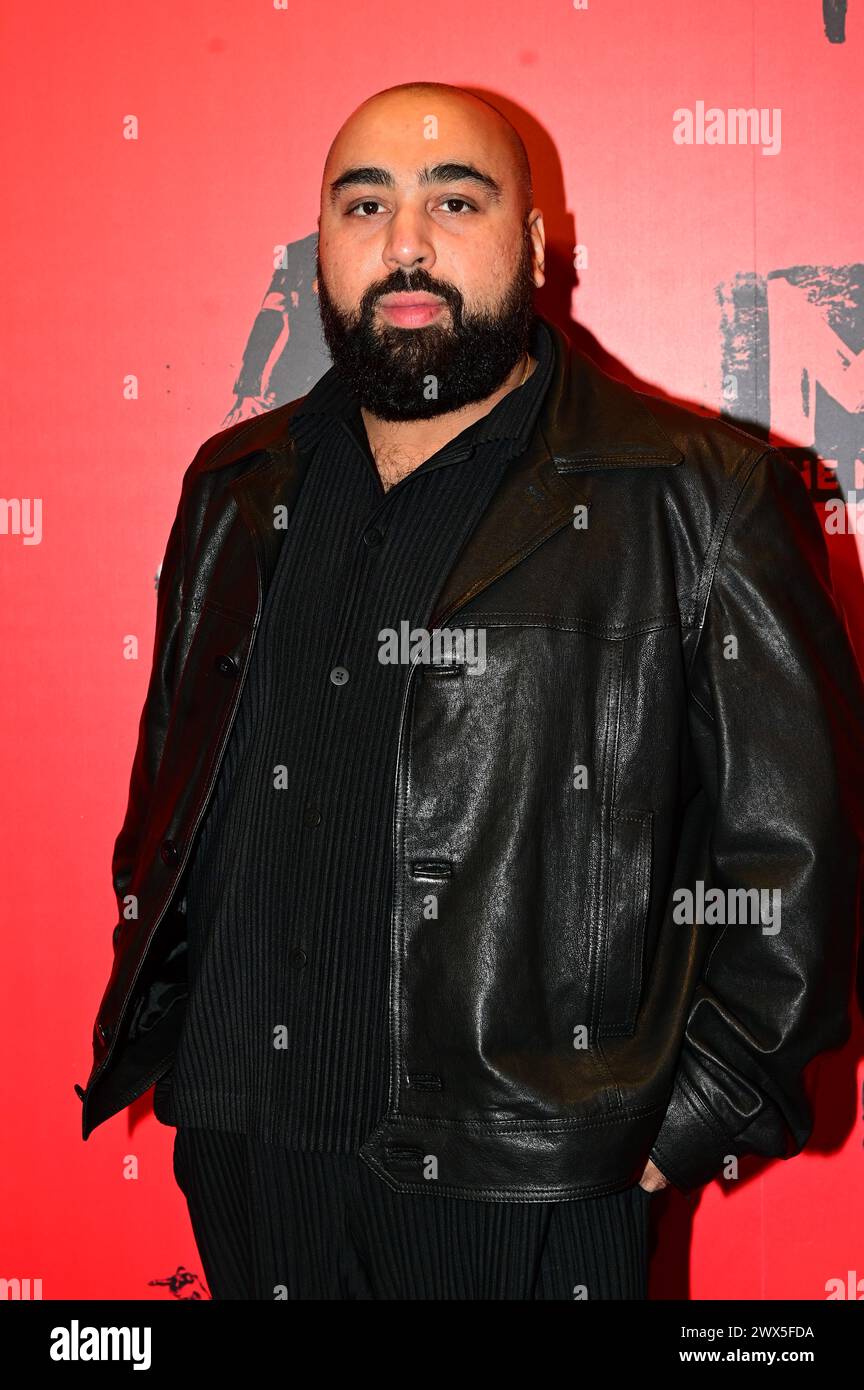 O2 Red Roses Asim Chudry London, UK. 27 March 2024: Asim Chaudhry attends the Opening night of ...
