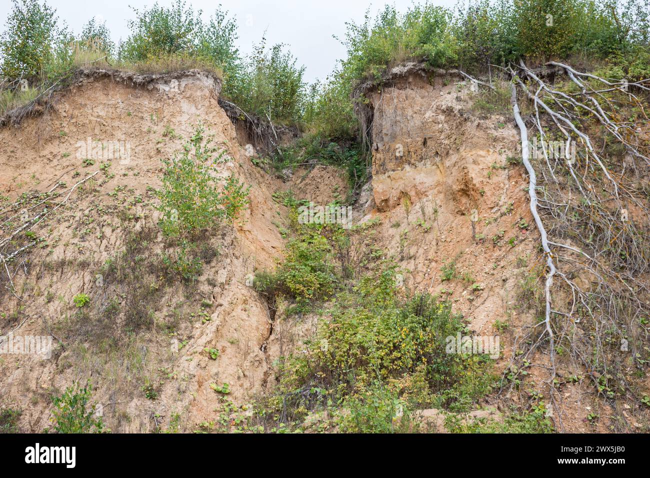 Pit Ravine Wall sand ravine hi-res stock photography and images - Alamy