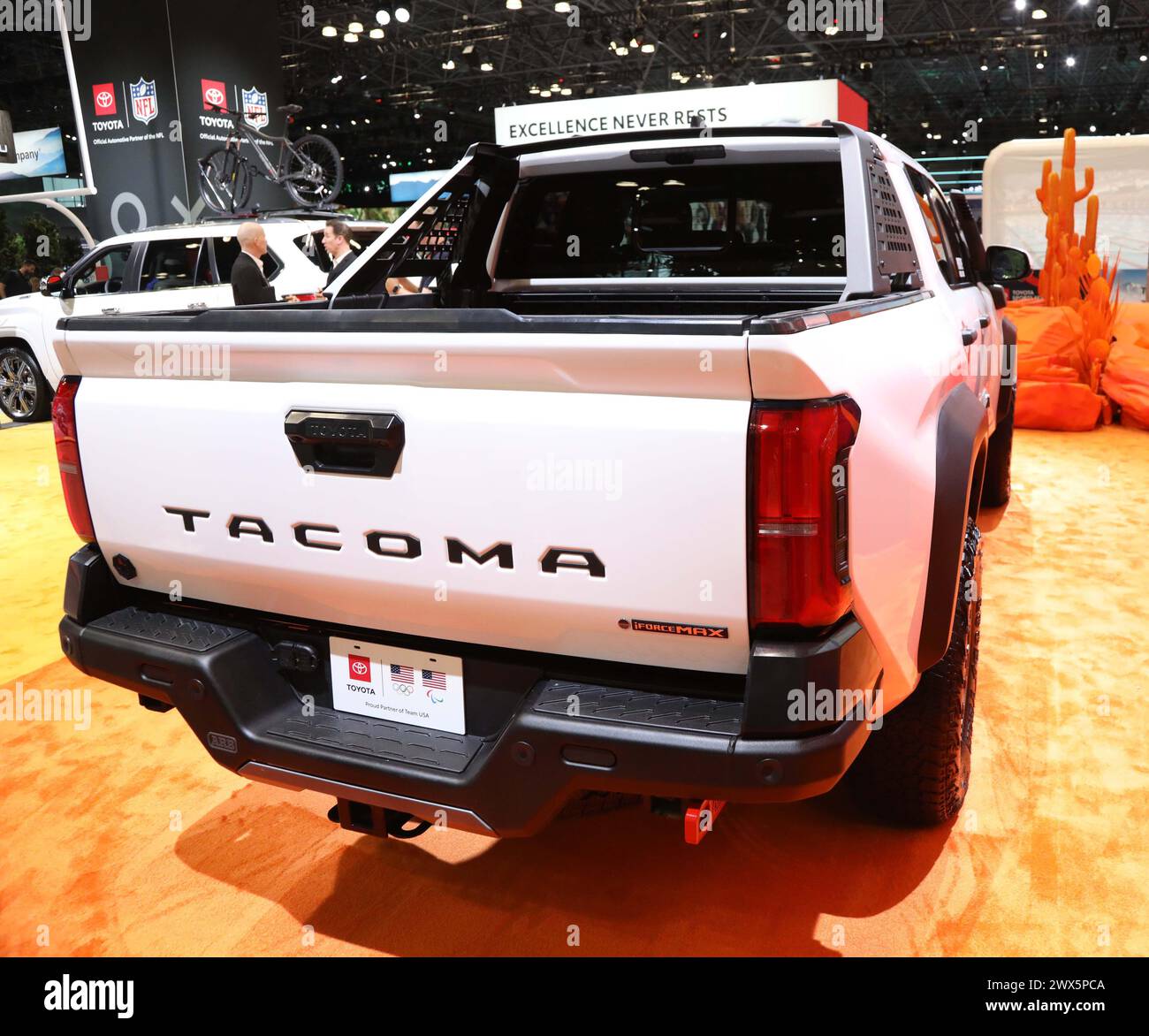 New York, New York, USA. 27th Mar, 2024. 2024 TACOMA TOYOTA Pickup Truck seen at the 2024 New York International Auto Show held at the Jacob Javits Center. (Credit Image: © Nancy Kaszerman/ZUMA Press Wire) EDITORIAL USAGE ONLY! Not for Commercial USAGE! Stock Photo
