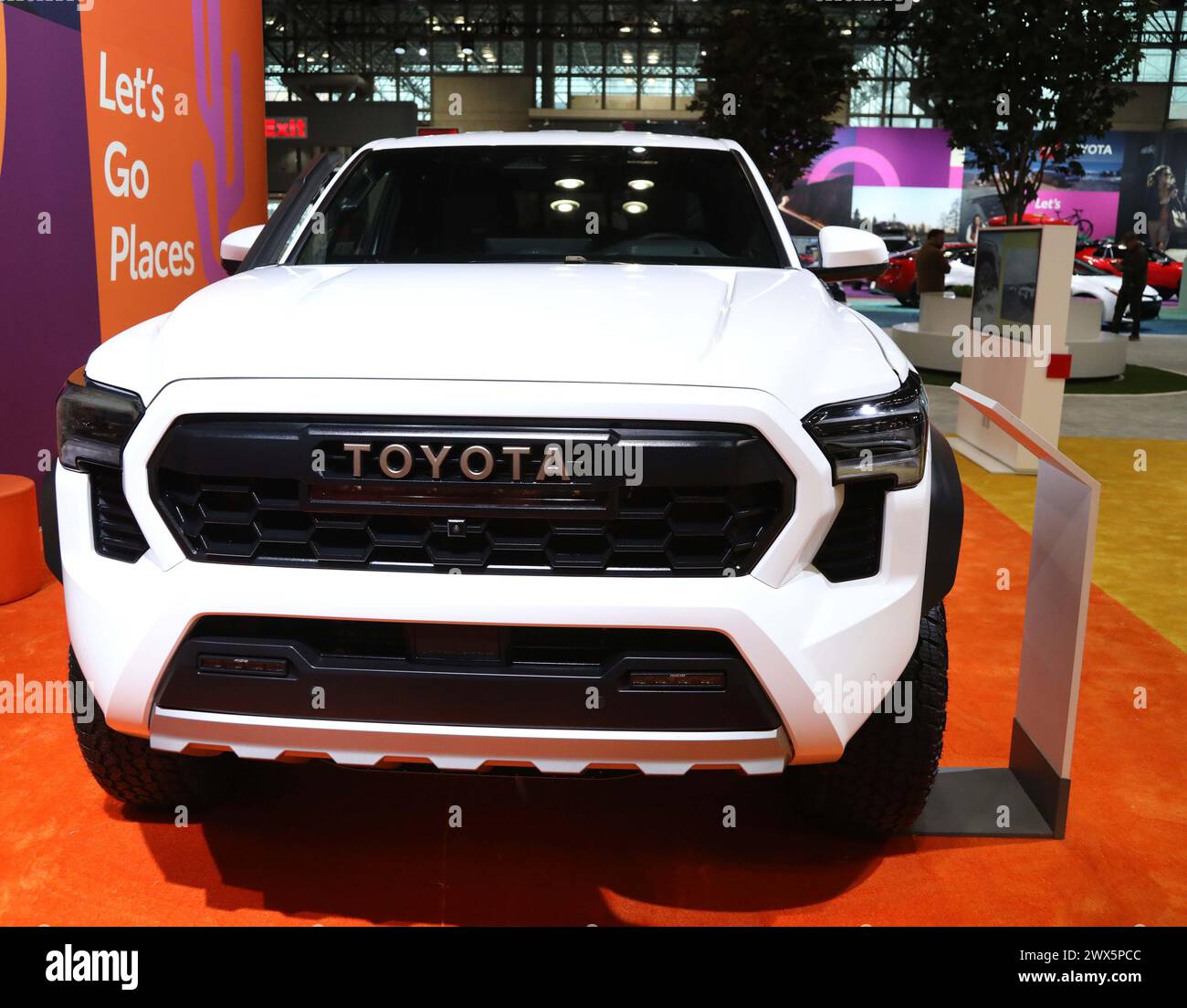 New York, New York, USA. 27th Mar, 2024. 2024 TACOMA TOYOTA Pickup Truck seen at the 2024 New York International Auto Show held at the Jacob Javits Center. (Credit Image: © Nancy Kaszerman/ZUMA Press Wire) EDITORIAL USAGE ONLY! Not for Commercial USAGE! Stock Photo