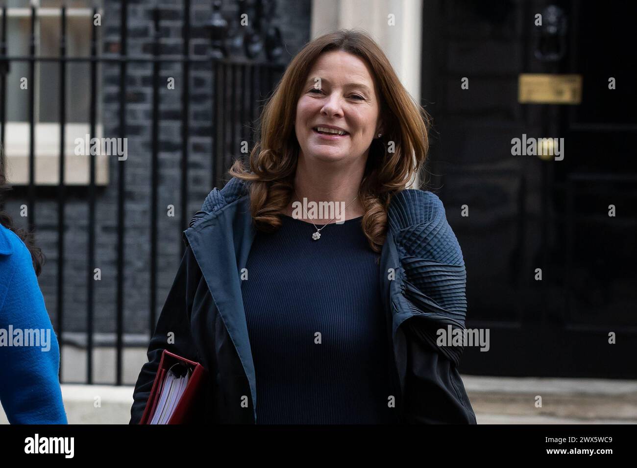 London, UK. 26th Mar, 2024. Gillian Keegan is seen leaving a cabinet meeting in Downing Street, London. (Photo by Tejas Sandhu/SOPA Images/Sipa USA) Credit: Sipa US/Alamy Live News Stock Photo