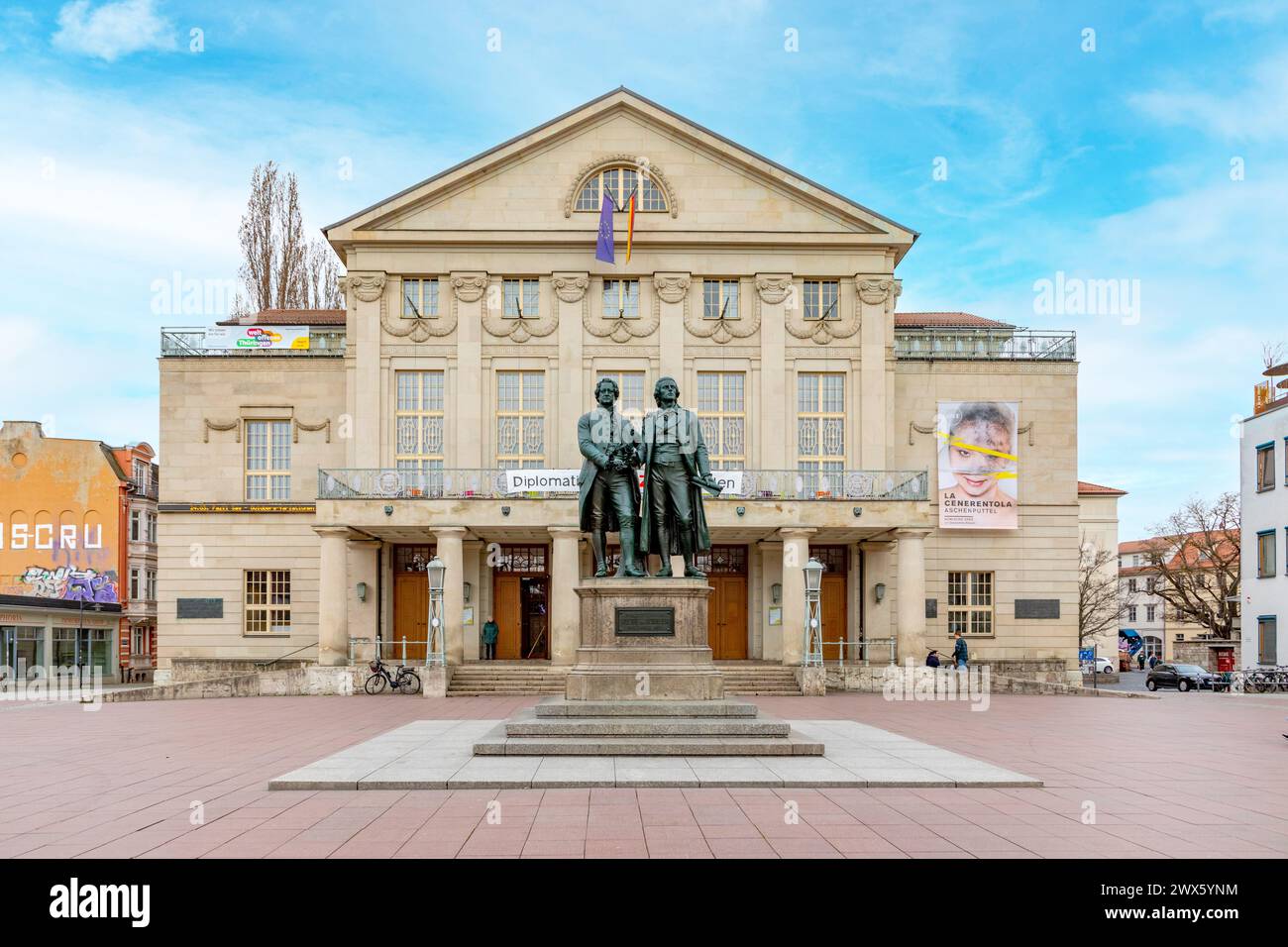 Weimar, Germany - March 18, 2024: Classic view of famous Deutsches ...