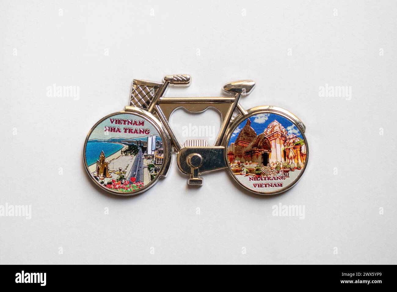 Fridge magnet of Vietnam. Souvenir for tourists. Stock Photo