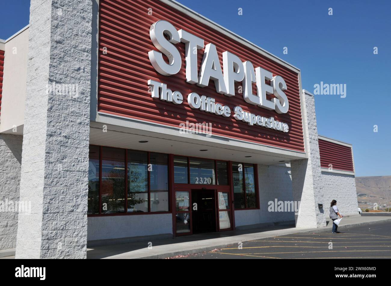 lewiston /Idaho /USA/ 04.Septeber 2019/Stamples the office superstore in Lewiston Idaho United states of america. (Photo..Francis Dean / Deanpictures). Stock Photo