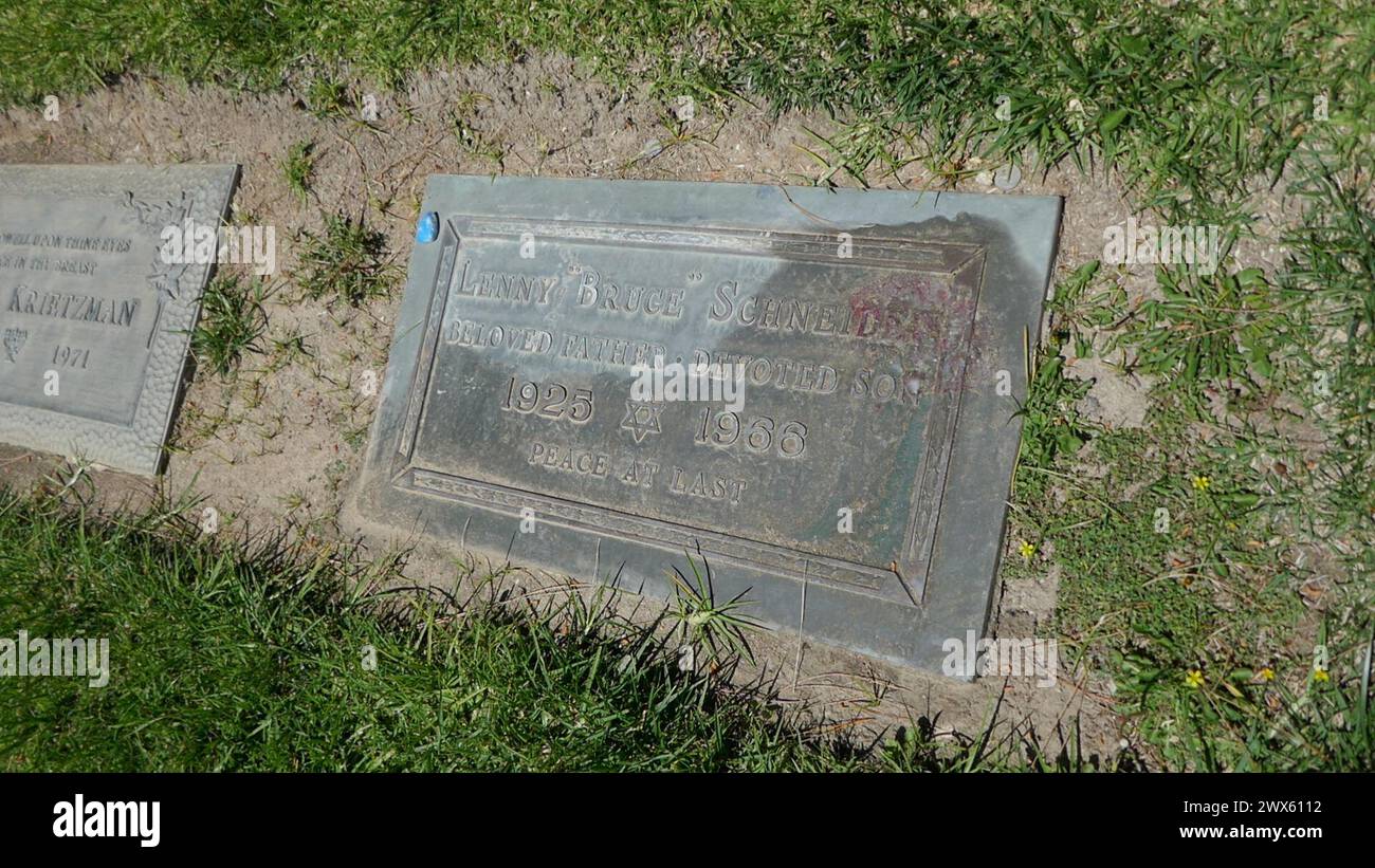 Mission Hills California USA 26th March 2024 Comedian Lenny Bruce s mission-hills-california-usa-26th-march-2024-comedian-lenny-bruce-s