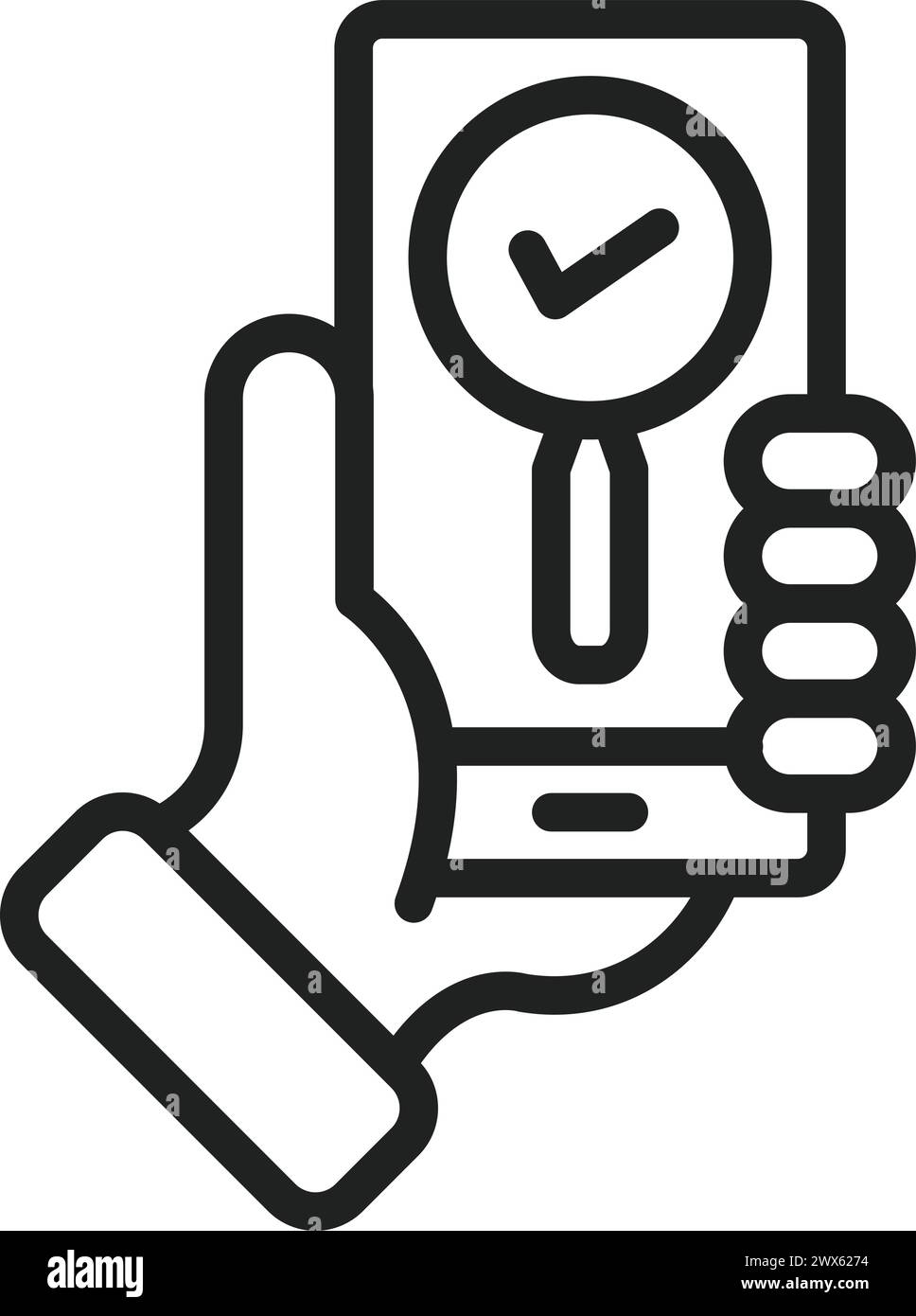 App Testing icon vector image. Suitable for mobile application web application and print media. Stock Vector
