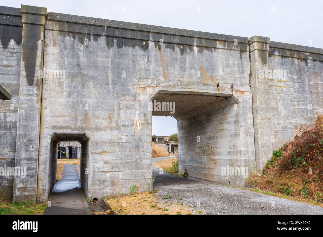 Fort Casey State Park on Whidbey Island, in Island County, Washington state, USA Stock Photo
