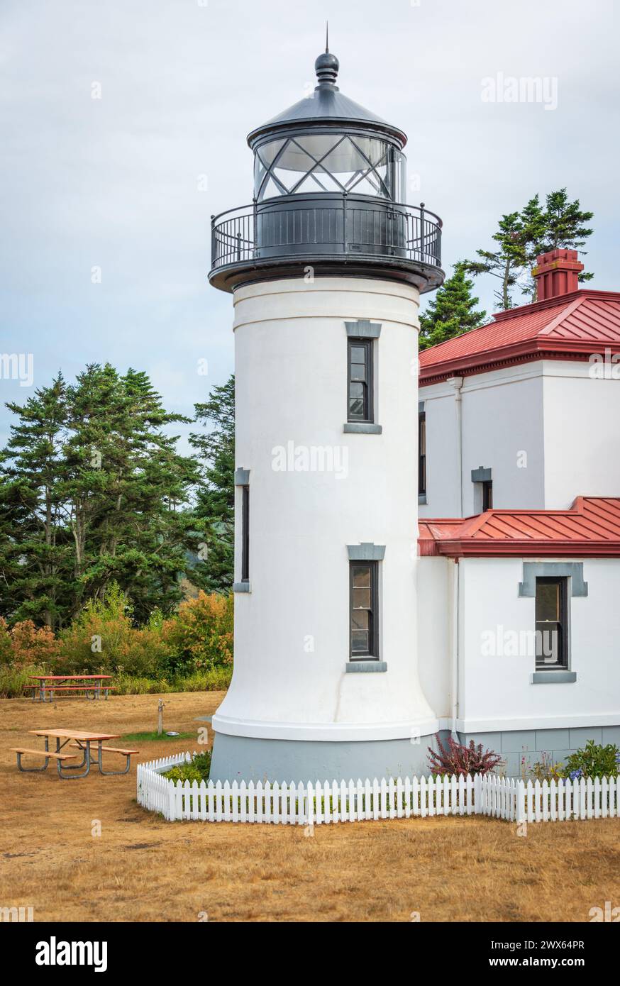 Fort Casey State Park on Whidbey Island, in Island County, Washington state, USA Stock Photo