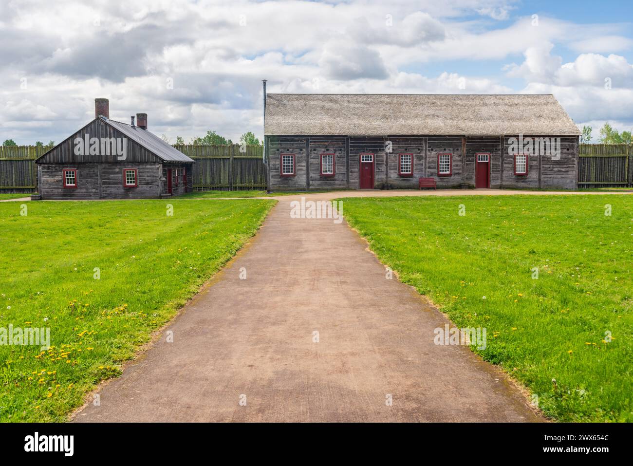 Fort Vancouver National Historic Site in Washington State, USA Stock ...