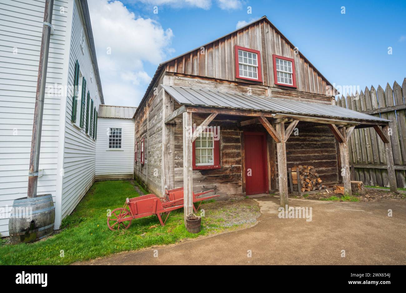 Fort Vancouver National Historic Site in Washington State, USA Stock ...