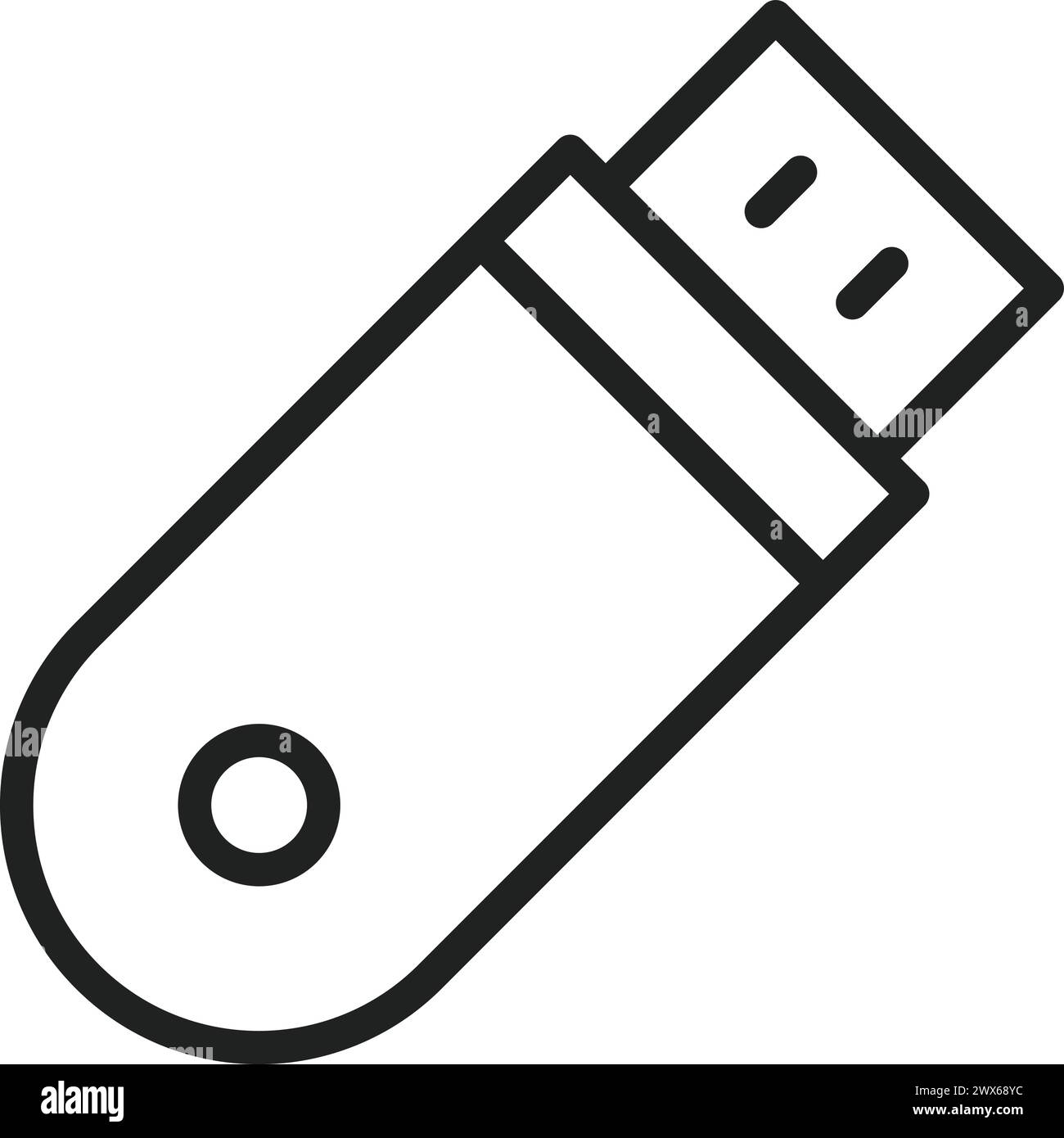 Flash Disk icon vector image. Suitable for mobile application web ...