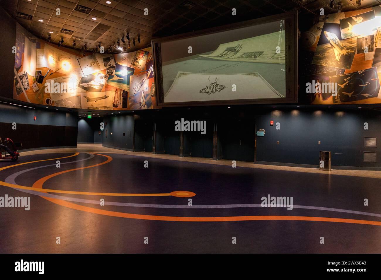 CAPE CANAVERAL, FLORIDA 15 MARCH 2024. The entrance hall to the