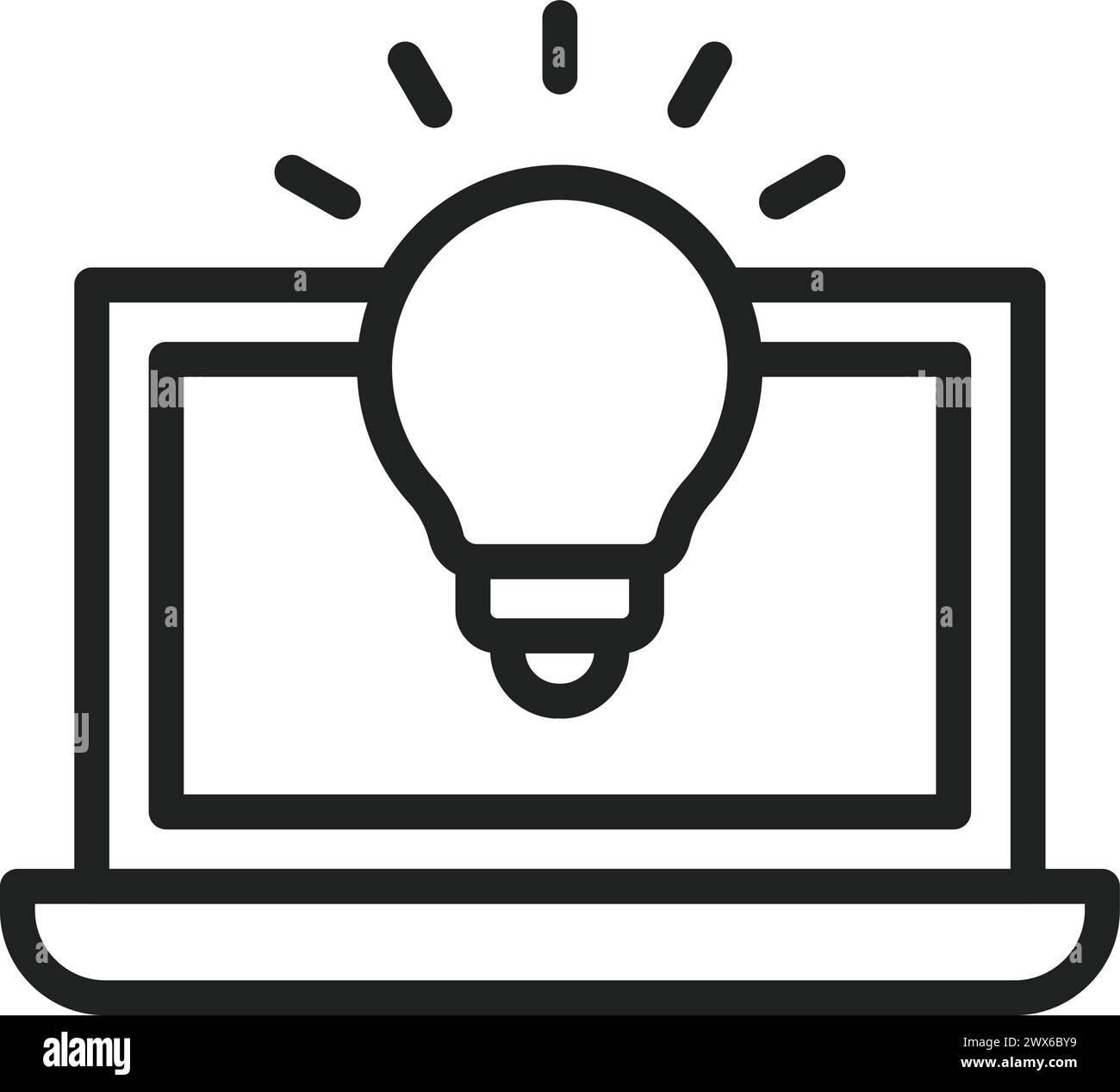 Idea icon vector image. Suitable for mobile application web application ...