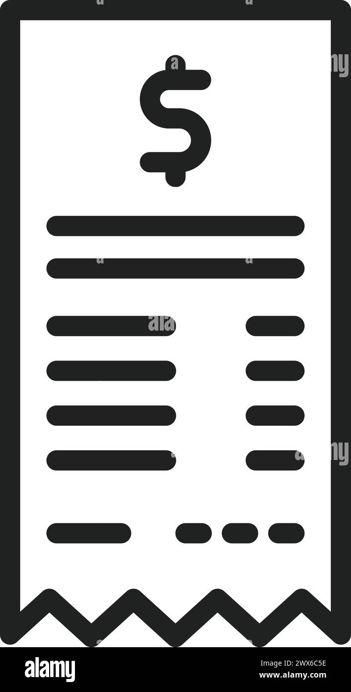 Inovice icon vector image. Suitable for mobile application web ...