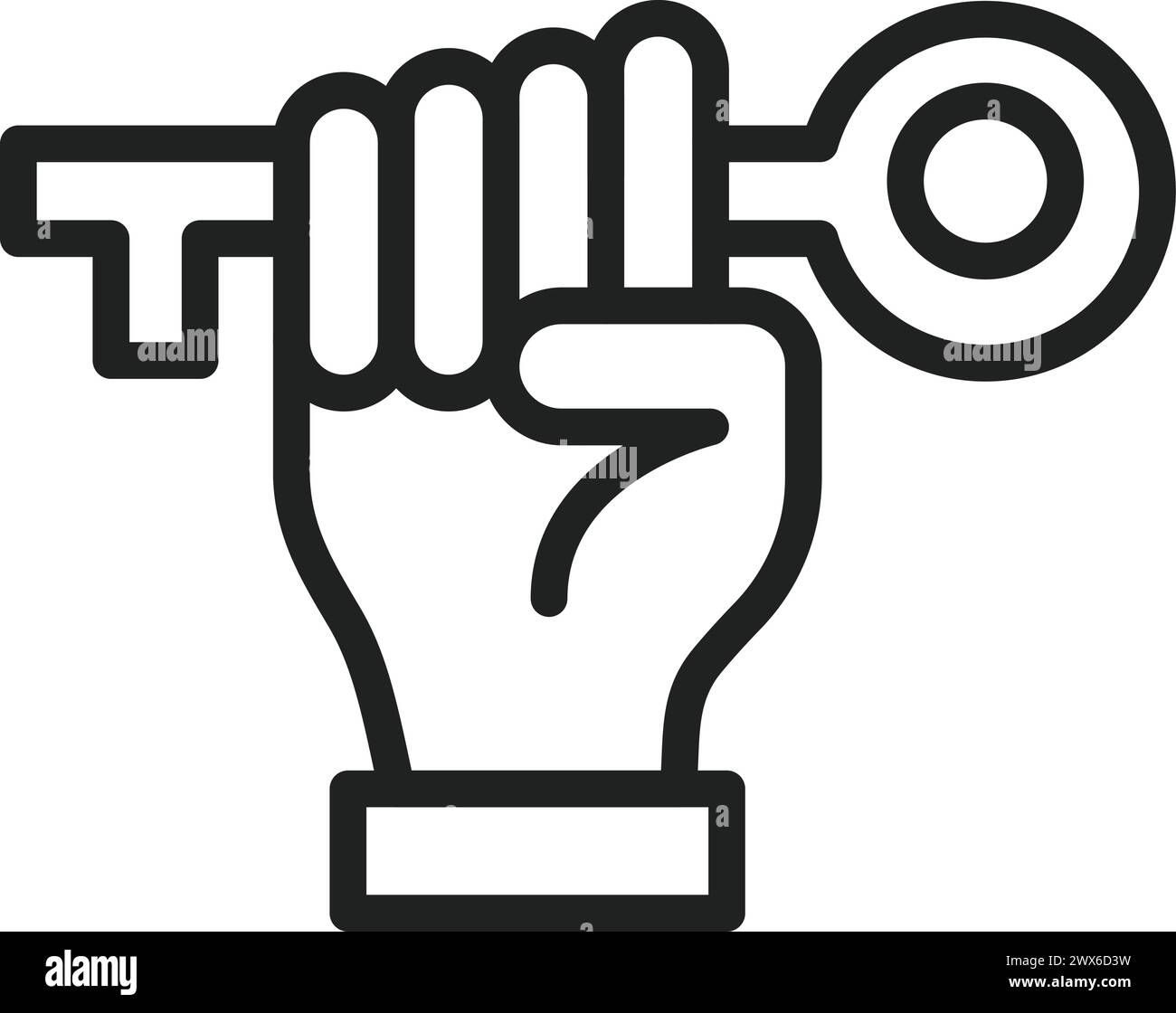 Key icon vector image. Suitable for mobile application web application ...