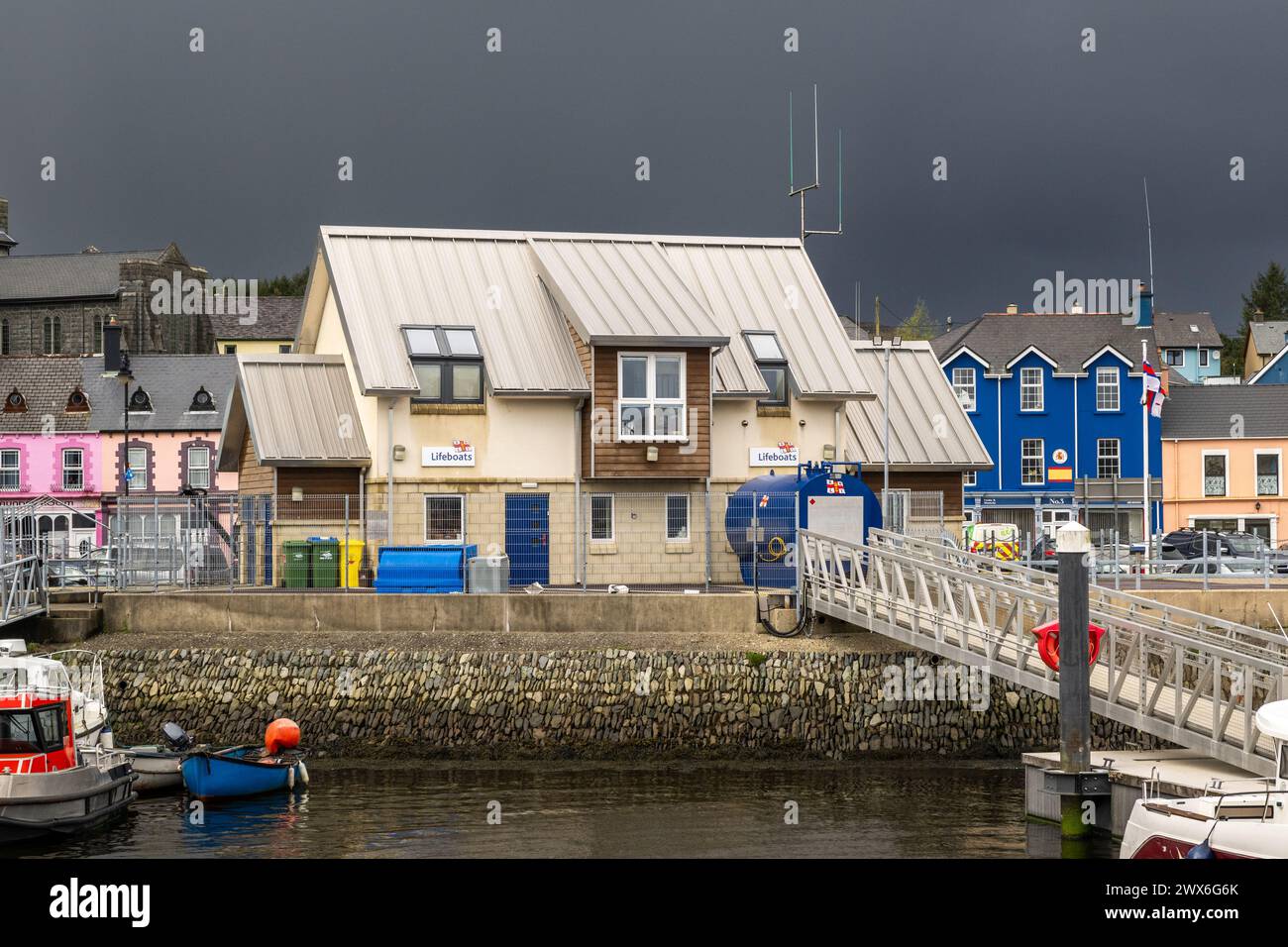 RNLI Lifeboat Station in Castletownbere, West Cork, Ireland. Stock Photo