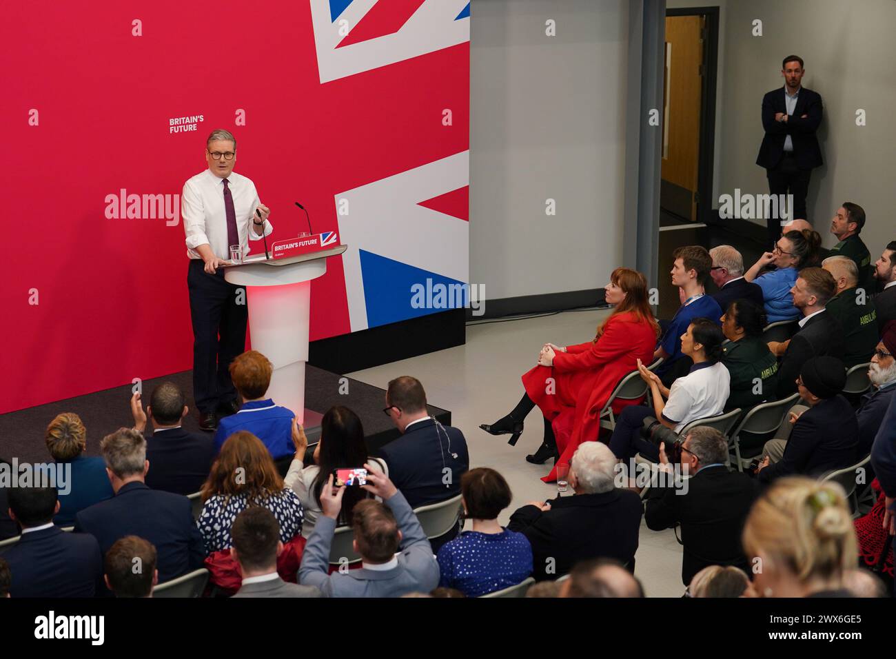 Labour leader Sir Keir Starmer during the Labour Party local elections